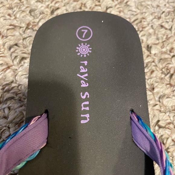 Raya Sun Ladies Flip Flops Size 7 - Like New - Picture 4 of 5